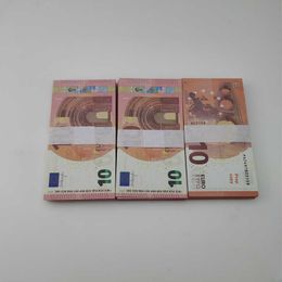 Partyzubehör Filmgeld Banknote 5 10 20 50 Dollar Euro Realistische Spielzeugbar Requisiten Kopie Währung Faux-Billets 100 Stück / Packung Hohe Qualität8ZKN