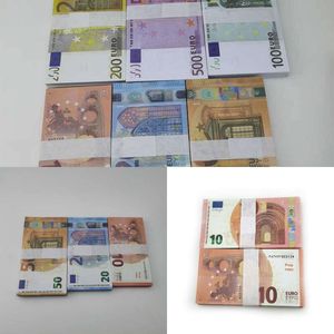 Fournitures de fête Film Money Banknote 5 10 20 50 Dollar Euros Réaliste Toy Bar Props Copie Devise Faux-billets 100 PCS / Pack haute qualité8ZKNOFC7