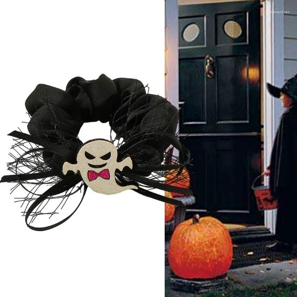 Fournitures de fête MXMB Halloween Hair Ties Elastic Slastics Ghosty Rope Woman Ponytail Tie pour Girl Making