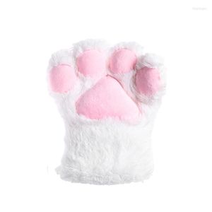 Feestbenodigdheden nieuwigheid schattige cosplay handschoenen beren klauw gevoerde volledige cover wanten halloween kleding met dierenkostuumaccessoires