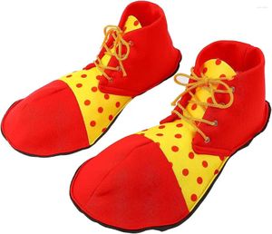 Suministros de fiesta Pesenar Clown Disfraz Zapatos Carnival Accesorios adecuados para disfraces de Halloween