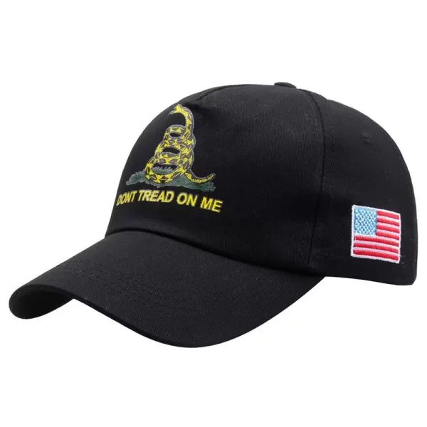 Articles de fête imprimé serpent motif casquette de baseball brodé drapeau chapeau casquettes