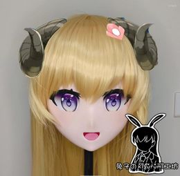 Party Supplies (RB1011) Volledig hoofd vrouwelijke harsplay Japans rollenspel Kigurumi masker Crossdresser Doll Transgender