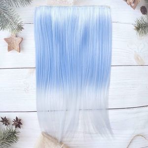 Feestbenodigdheden echte foto 20 cm katoenpop zachte haarextensions haararrangement krullende haaruitbreiding pruiken lange rechte pruikcosplay