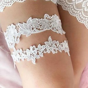 Party Supplies Sexy Fashion Lingerie Wedding Garter Belt Bride Cosplay Accessories Bowknot Flower Lace Elastic Mand Ring Bridal