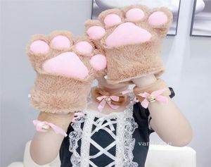 Fournitures de fête Sexy La femme de chambre chat mère chats griffe gants Cosplay accessoires Anime Costume Gants en peluche Paw Partys gantsSuppliesZ3425129