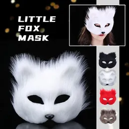 Fournitures de fête Masques Masques Half Face Eye Mask Cosplay Props Halloween Christmas Carnival Animal Masquerade Accessoires