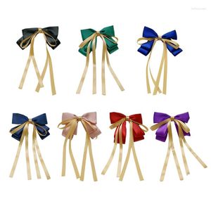 Feestartikelen Soft Hair Bow Clip Lolita Girl French Barrette Style Women Clips Wedding Prom Decor