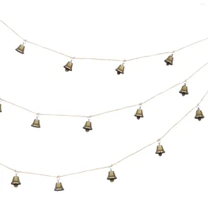 Feestartikelen String of Bells Sound Christmas Crafts Kleine Jingle voor gigantische hangende ornamenten Hanger Muur Lucky