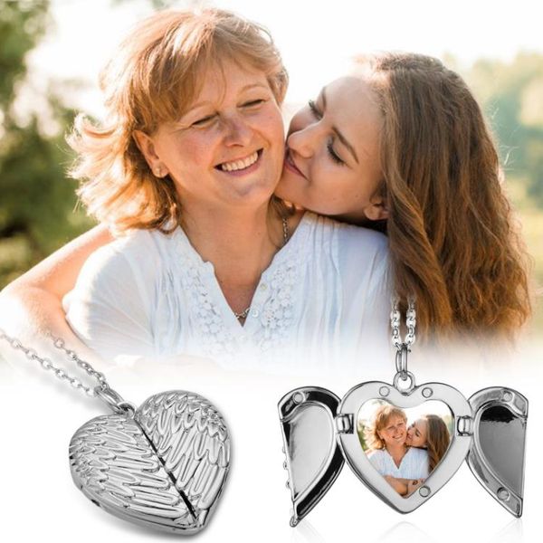 Articles de fête Sublimation Big Wings Colliers Pendentifs Sublimation Blanks Voiture Pendentif Angel Wing Rétroviseur Décoration Suspendus Charme Ornements SN4579