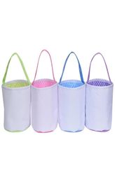 Party Supplies Sublimation Blank Diy Pâques Sac-cadeaux Pankets Sacs Célébration de Noël Sacch à main pour enfants Chasse CAN6449250