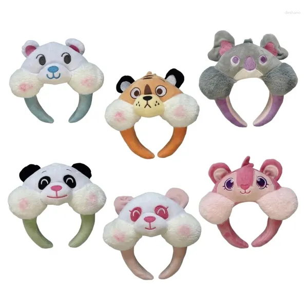 Suministros de fiesta Girl adolescente Cartoon Diadema Animales de peluche Banda para el cabello para adultos Cosnivals Cosplay Disfraz