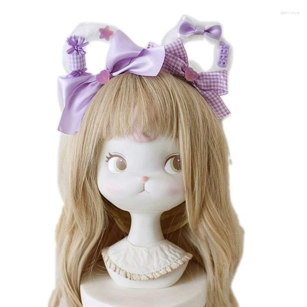 Fête fournit les adolescents Girl Cosplay Bowknot Hairband Bear Bourse Band Sub-Cultures Subcultures Headpiece