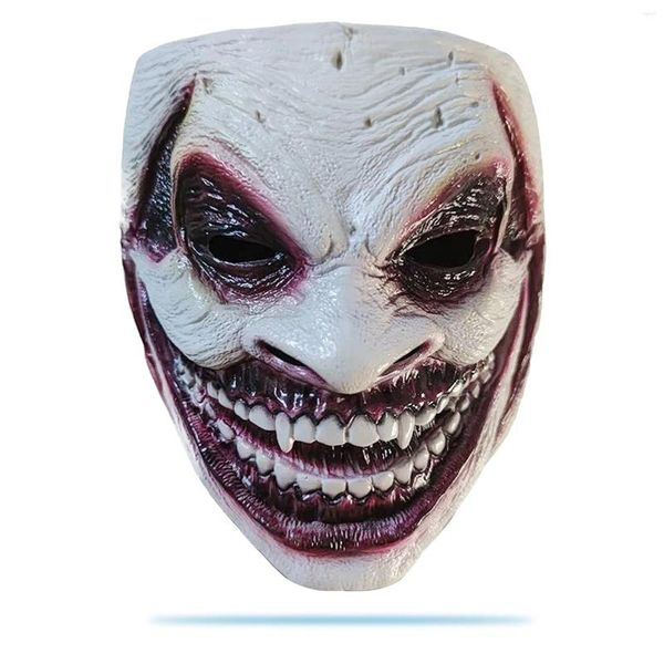 Fournitures de fête The Fiend Bray WyaLatex Masque Halloween Carnaval Cosplay Effrayant Démon Costume Accessoires Masques Diable Élastique réglable