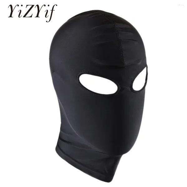 Suministros de fiesta Unisex Mujeres Masvas Cosplay Face Mask Spandex Ojos abiertos y bocadillos