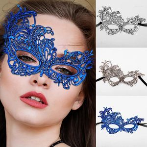 Party Supplies Unisexe Multicolour Lace Sexy Sexy Eye Mask Halloween Masquerade Cosplay Masque Wedding Games Costume Decoration Face Masques