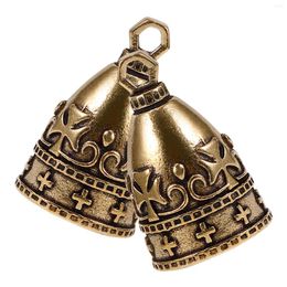 Fourniture de fête Vintage Bell Small Bells for Crafts Home Decor Pendentid Metal Pendants Key Festival Wind Chime Decorative Hanging Window