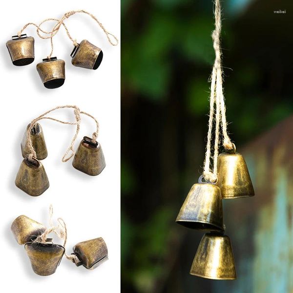 Party Supplies Vintage Cowbell Christmas Metal Bells Crafts Creativity Home Furonçage Mur suspendu Décoration Mariage