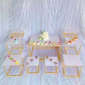 Fournitures de fête Centres de table de table de mariage Stand dessert Candy Bar Baraux Buffet Plaques Gâteau Cupcake Food Food Brinks Bread Display Rack