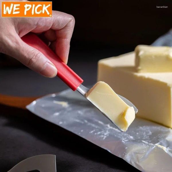 Suministros de fiesta Wepick 1 PC Cañlos de queso de acero inoxidable Cortador de mantequilla Herramientas cuchillo Eco-friendly Kitchen Gadgets