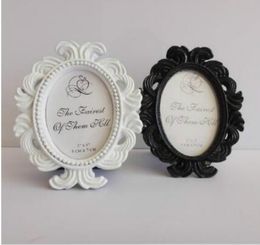 Feestartikelen WhiteBlack Barok Picture / Photo Frame Place Card Houder Weddingbridal Douche Gunsten RH4132