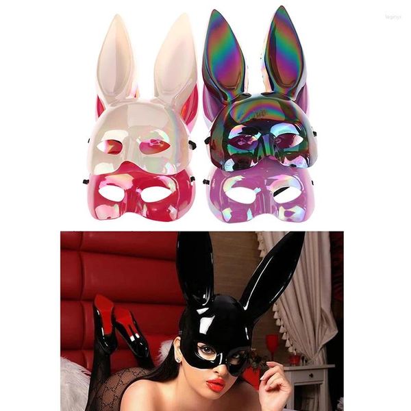 Fournitures de fête pour femmes, masque Sexy d'halloween, accessoires de Cosplay, demi-visage, oreilles, accessoire de Costume pour Bar et discothèque