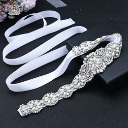 Suministros para fiestas Youlapan, cinturón nupcial con diamantes de imitación, vestido de boda brillante, cubierta para la cintura, cadena de cintura con diamantes de aleación de plata S161