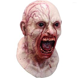Feestbenodigdheden Zombie Mask Creepy Halloween rekwisieten enge realistisch gezicht volwassen cosplay kostuum Horror geïnfecteerde maskers
