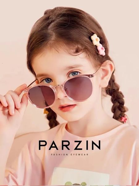 Parzin Enfants Sungassec Fashion Kids Sun Gernes UV Protection Girl Girl Boy Shades 2009 240419