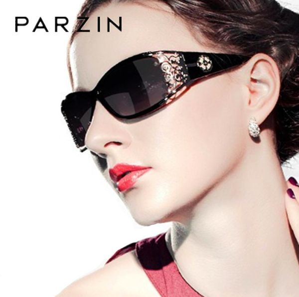 Parzin Luxury Lunettes de soleil Femme Designer Vintage Polarisée pour dames verres de soleil pour femmes Lunettes à la dentelle creuse pour conduire CX204419143