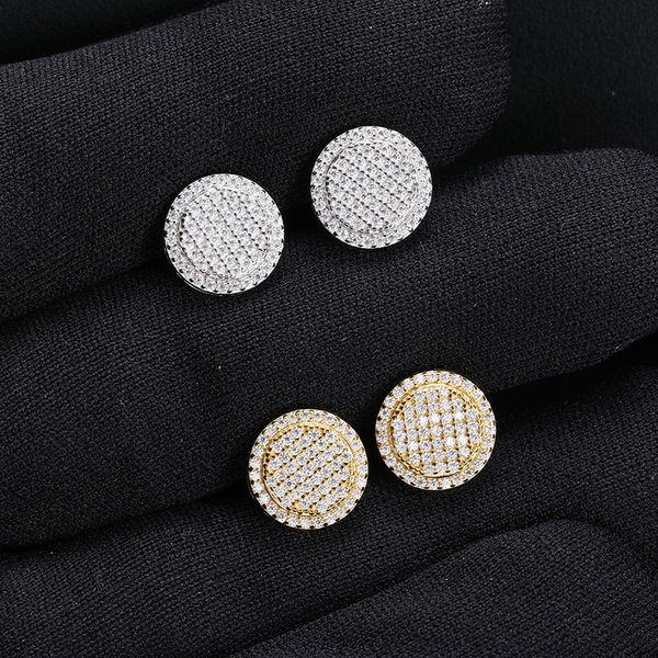 Pass Diamond Test S925 Sterling Silver Moissanite Boucles d'oreilles Goujons Joli cadeau pour hommes femmes sans allergie