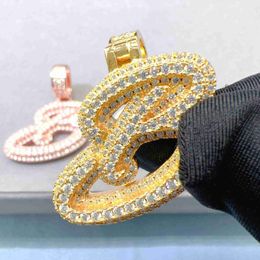 Pass Diamond Tester Jewelry Pendants Charms Silver 925 Sterling VVS Moissanite Colgante 287U