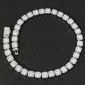 Pass Tester Hip Hop Sieraden 13Mm VVS Moissanite Diamond Sier Iced Out Tennis Chain Kettingen