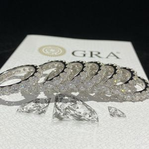Test réussi 925 argent Sterling 4mm Moissanite bague en diamant pour hommes femmes mode bague bijoux fête mariage beau cadeau