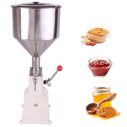 Pasta vloeibare vulmachine fles vuller 5-50ml handmatige handdruk vloeibare verpakkingsapparatuur A03