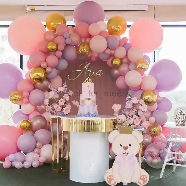 Pastel Anniversaire Ballons Fête Latex Ballon Guirlande Coloré Bonbons De Mariage Parti Décoration 5-36 pouces Grand Hélium Baloon Arch Jouet HKD230808