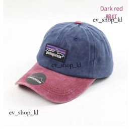 Patagonias Gorra de béisbol Europa Hombres Lienzo Gorras de béisbol Sombreros de diseñador Algodón lavado Equipado Fedora Letras Mujeres Snapback Sombrilla Bordado 262