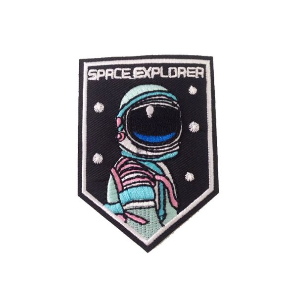Patch Vêtements autocollants Accessoires de vêtements de vêtements pour badge d'explorateur spatial Iron sur patchs