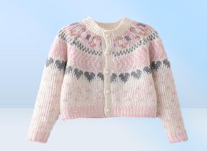 Patchwork Cardigan Christmas Sweater Women OpenKnit lange mouwen Loveshackfancy dames039S Deena Stripe Alpaca Blended Sweaters4212020