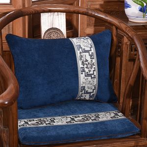 Patchwork kant luxe fluwelen stoel pads zitkussens lumbale kussen decoratieve sofa kussens high end christmas fauteuil kussen