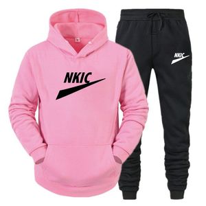 Patchwork heren tracksuit herfst casual zweet pakken mannelijke sportkleding nieuw 2 -delige pakken set set heren sweatshirt broek streetwear