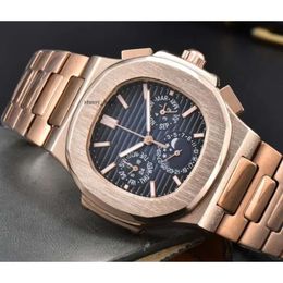 Patekphilippe Watch Fashion Luxury Top Quality Men Femmes 5740 Montres Cool Men Watch Wrist Wrists Sports en acier en acier inoxydable