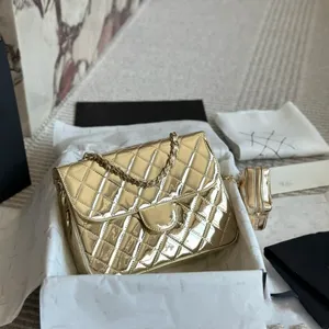 Style de sac à dos de brevet pour Lady Coin Purse Gold Sliver Black Couleur de grande capacité Paris Fashion Sac Cross Body Body Sac Handbag Chain Sac 7A Qualité