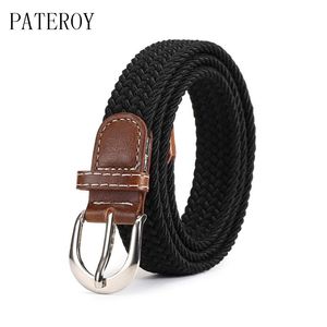 Pateroy élastique enfants ceinture filles 2021 concepteur enfants pour garçons femme Stretch ceintures femmes jean Cinturon Infantil