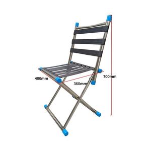 Bancs de Patio, chaise pliante Portable d'extérieur en acier inoxydable, livraison directe de pêche, meubles de jardin pour la maison Dhv4Y