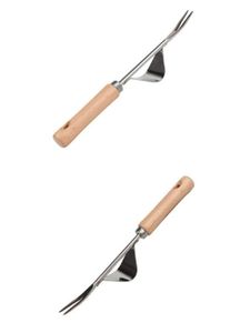 Patio Gazon Tuinbenodigdheden Hand Weeder Weding Tool 12 Inch Handmatige roestbestendige roestvrijstalen hefboombasis voor het opslaan van inspanningen om te verwijderen