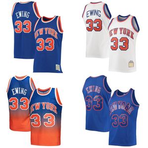 Patrick Ewing # 33 Jerseys de basket 1991/92 Classic Retro Retro Jersey Men Youth Women Women S-xxl Outdoors