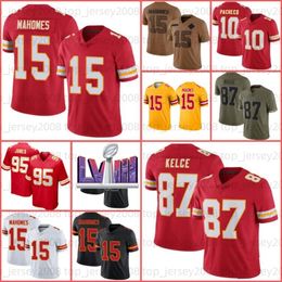 Patrick Mahomes 87 Travis Kelce Isiah Pacheco Football Jersey Xavier Worthy Rashee Rice Nick Bolton Kadarius Toney Creed Humphrey Chris Jones Rashee Harrison