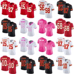 Hombres #15 Patrick Mahomes Travis Kelce Isaih Pacheco Football Jersey Chris Jones Harrison Butker Nick Bolton Justyn Kadarius Humphrey Trent McDuffie #1 Xavier Worthy