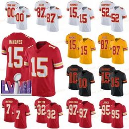 Patrick Mahomes Travis Kelce Isaih Pacheco Football Jerseys Chris Jones Harrison Butker Nick Bolton Ross L'Ornius Sneed Humphrey Rashee Rice Trent McDuffie